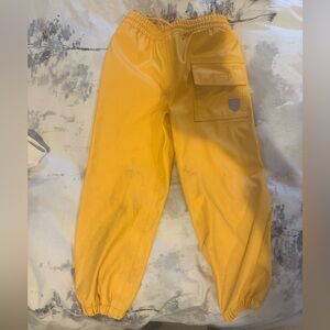 Hatley Yellow Kids Rain/Snow Joggers with Pocket